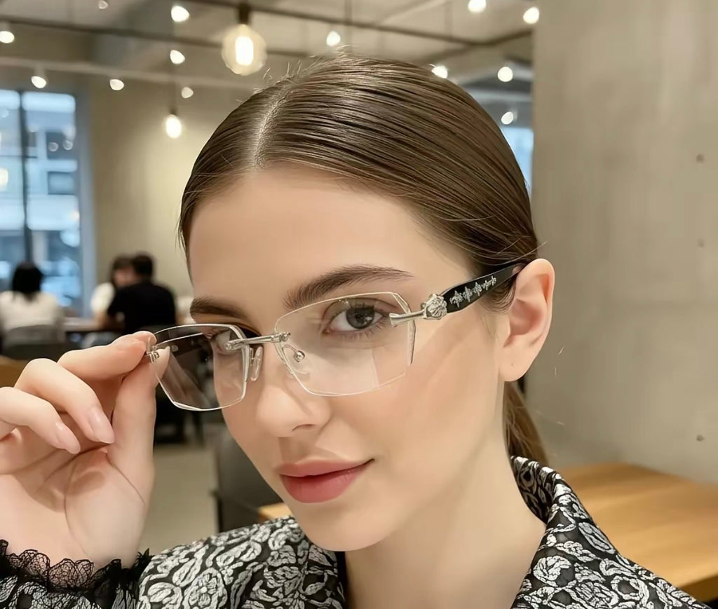 LuxeGold Transition Blue-Light Blocking Glasses